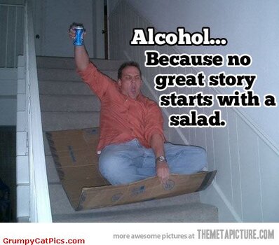 The True Words Of Wisdom About Alcohol Funny Cute Picture