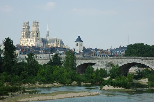 France Orleans Cathedrale Pont Georges V 01
